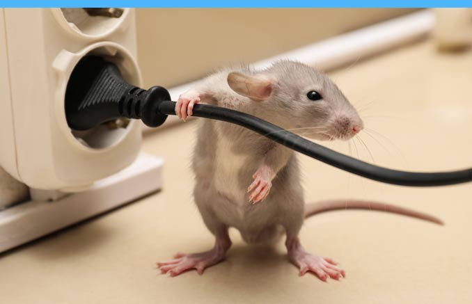 mouse Mice Chewing on Cables